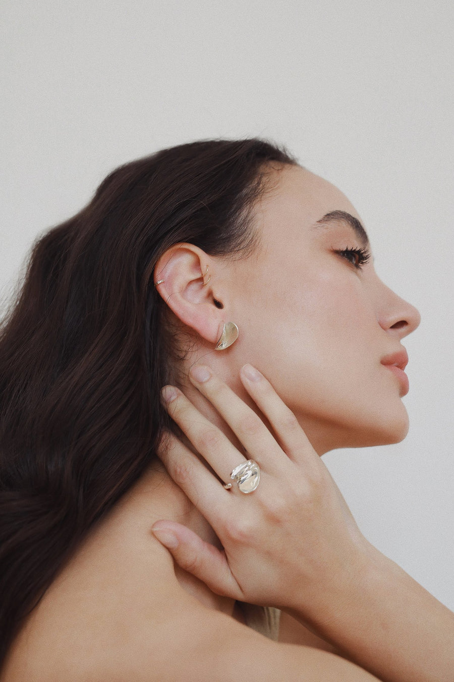 Odette Folded Heart Ring