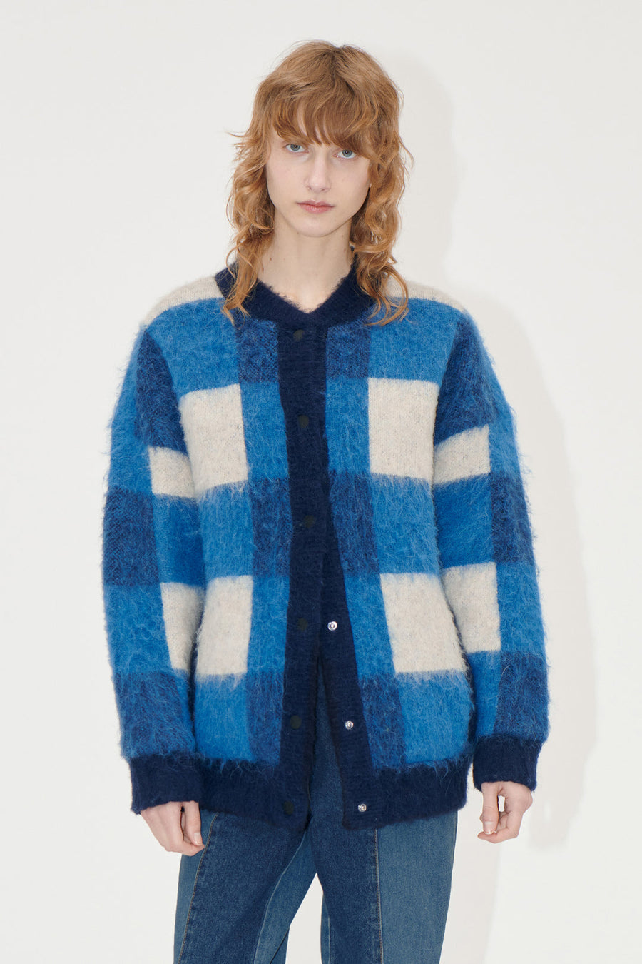Stine Goya Gingham Check Bomber