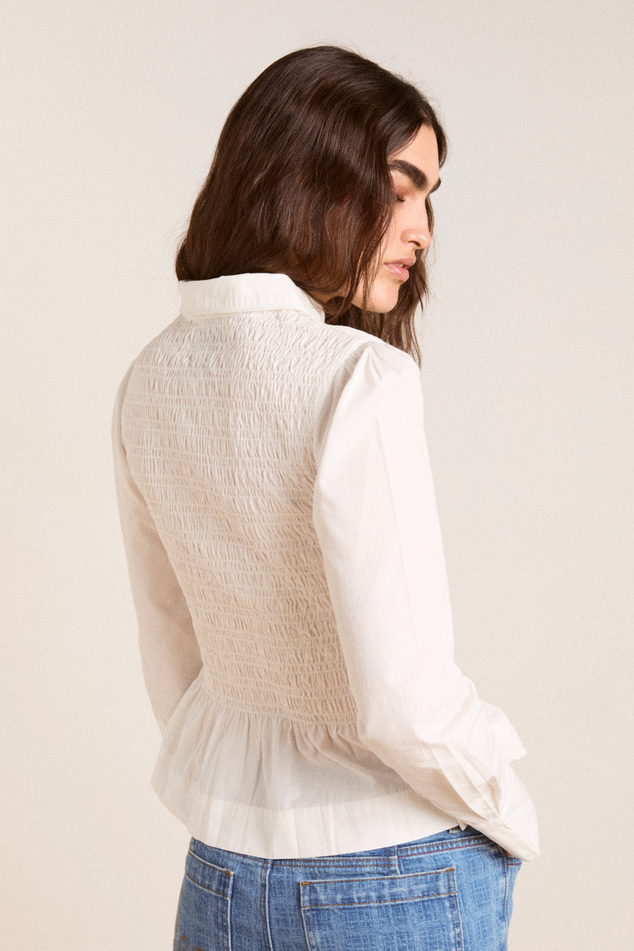 Damson Madder Hazel Shirred Shirt