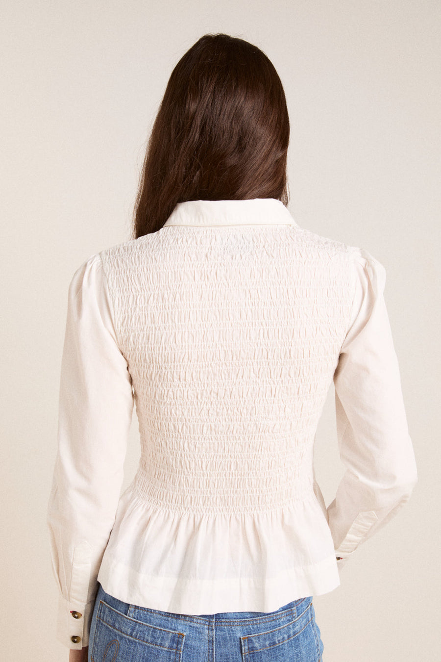 Damson Madder Hazel Shirred Shirt