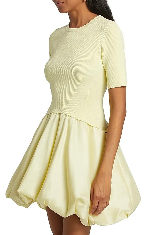 SIMKHAI Kenny Bubble Mini Dress