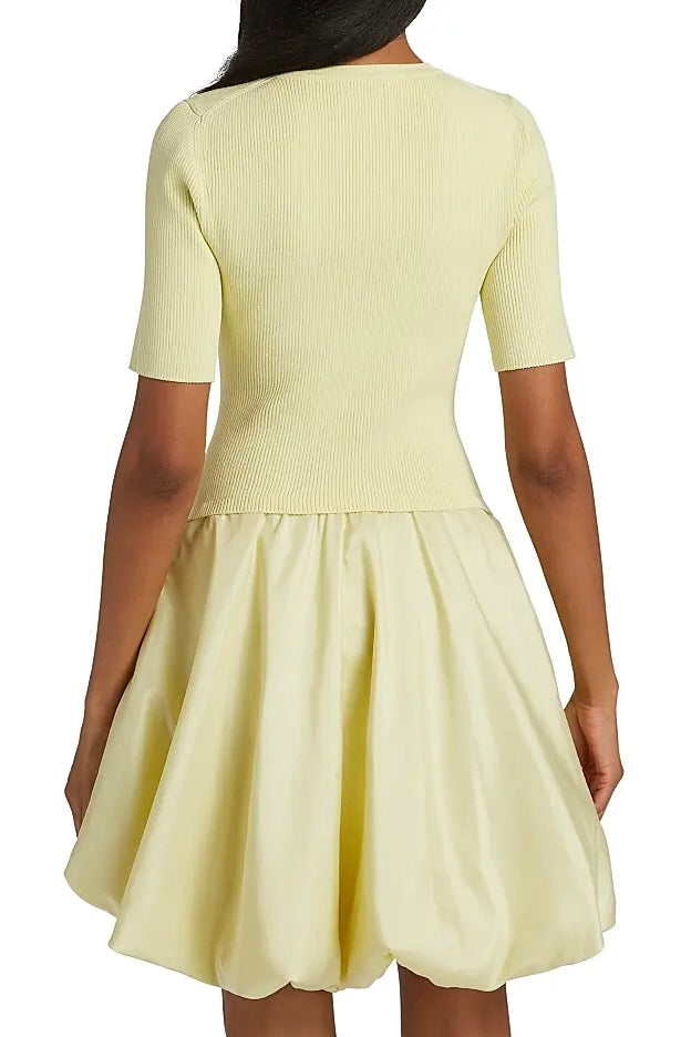 SIMKHAI Kenny Bubble Mini Dress