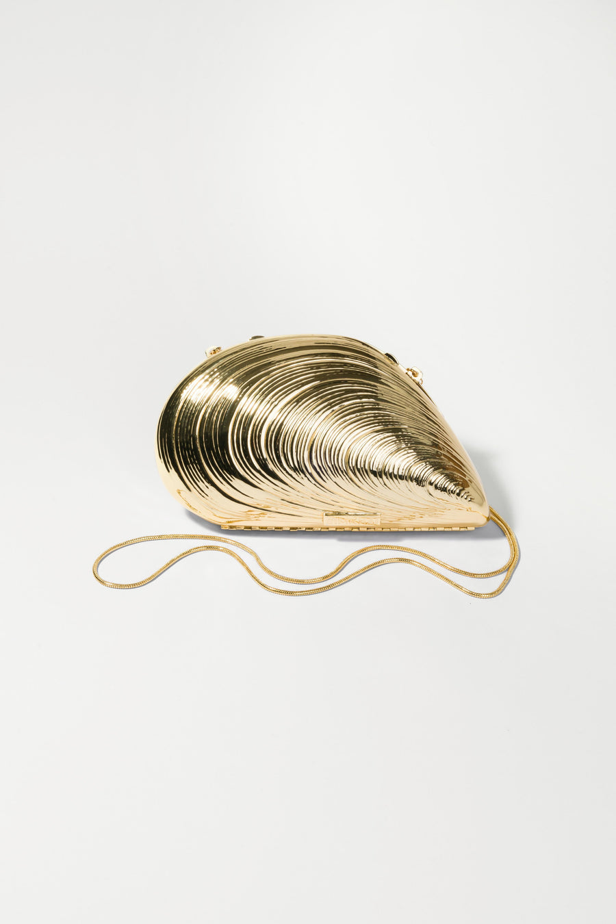 SIMKHAI Bridget Metal Oyster Clutch