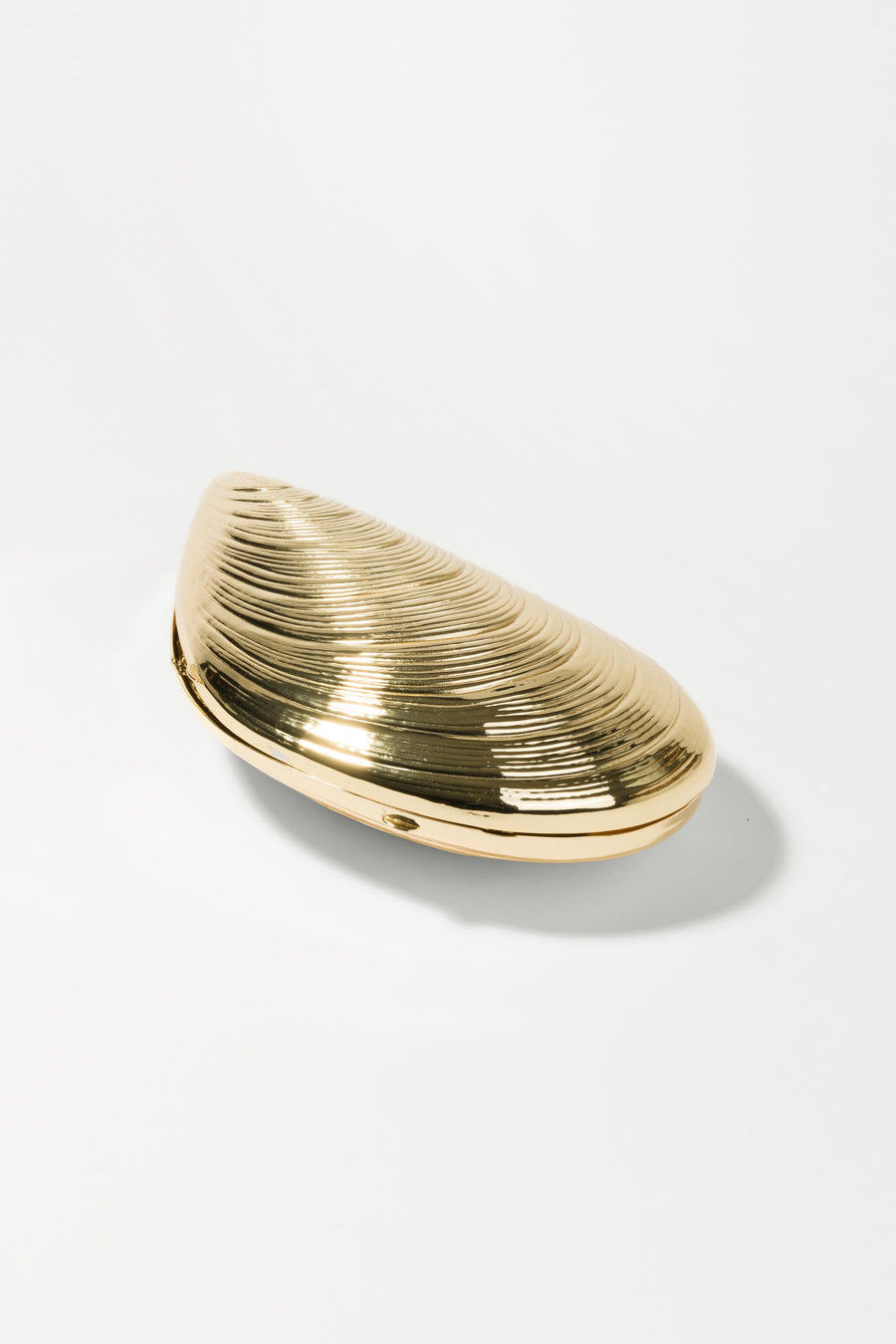 SIMKHAI Bridget Metal Oyster Clutch