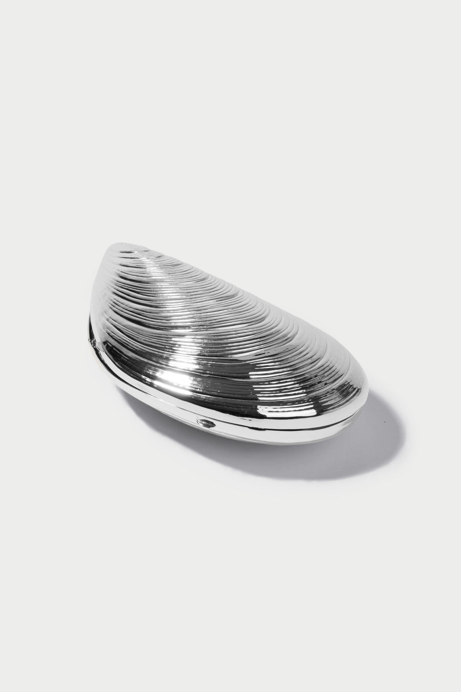 SIMKHAI Bridget Metal Oyster Clutch