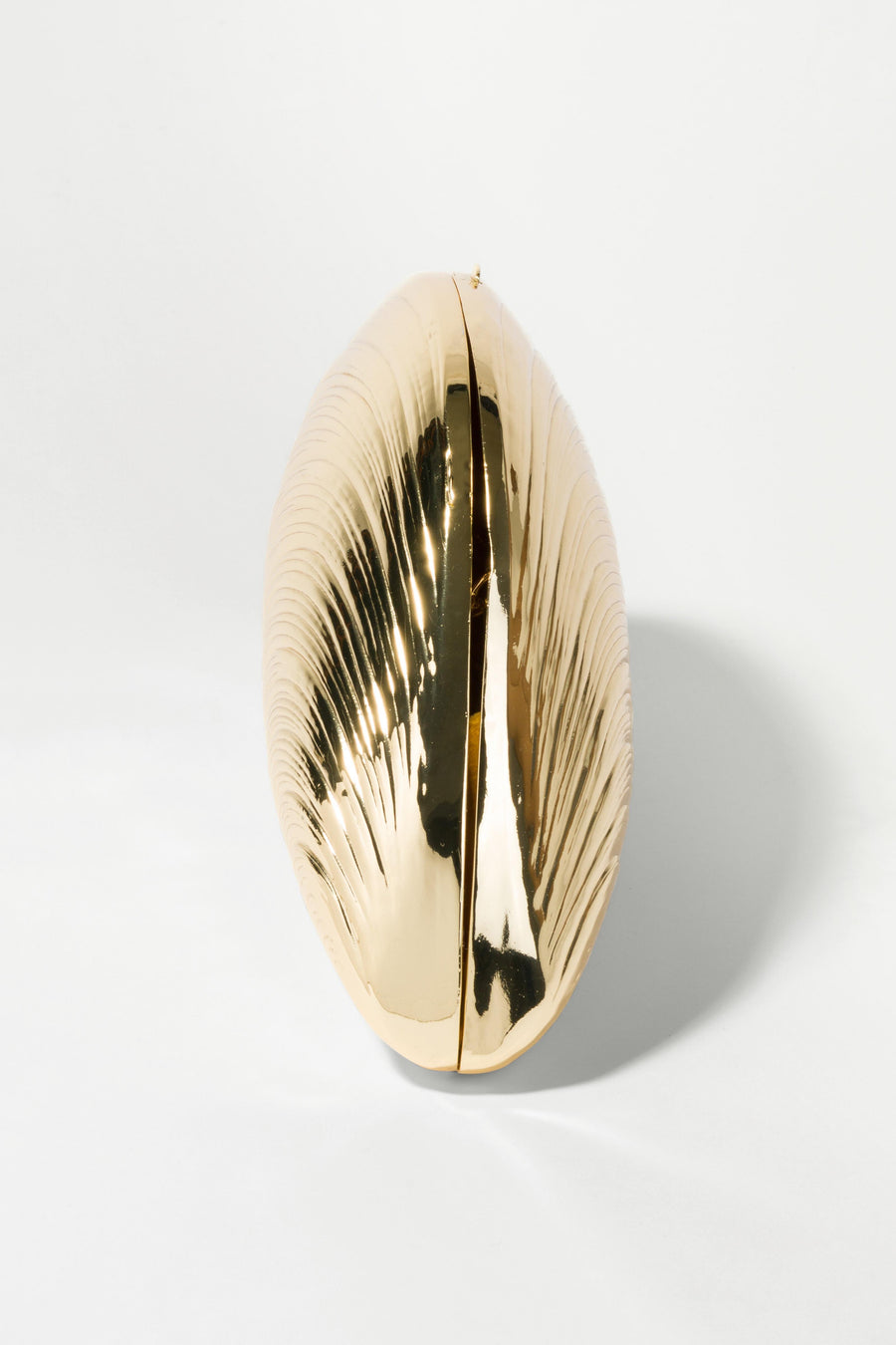 SIMKHAI Bridget Metal Oyster Clutch