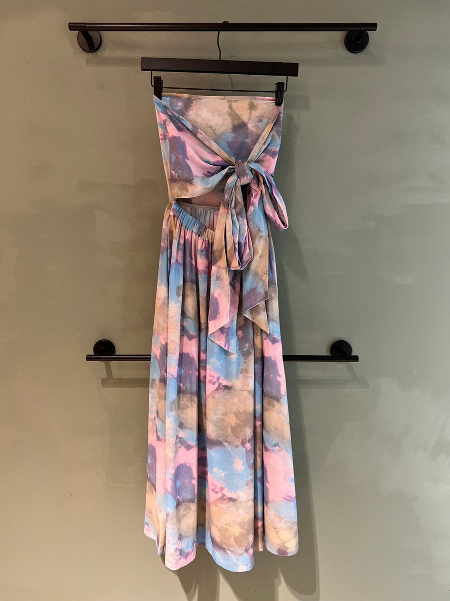 Ganni Light Cotton Tieband Multifunctional Dress