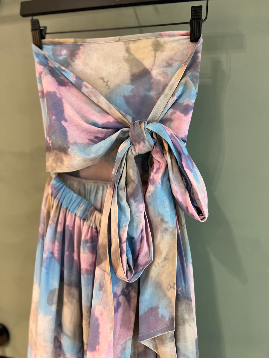 Ganni Light Cotton Tieband Multifunctional Dress
