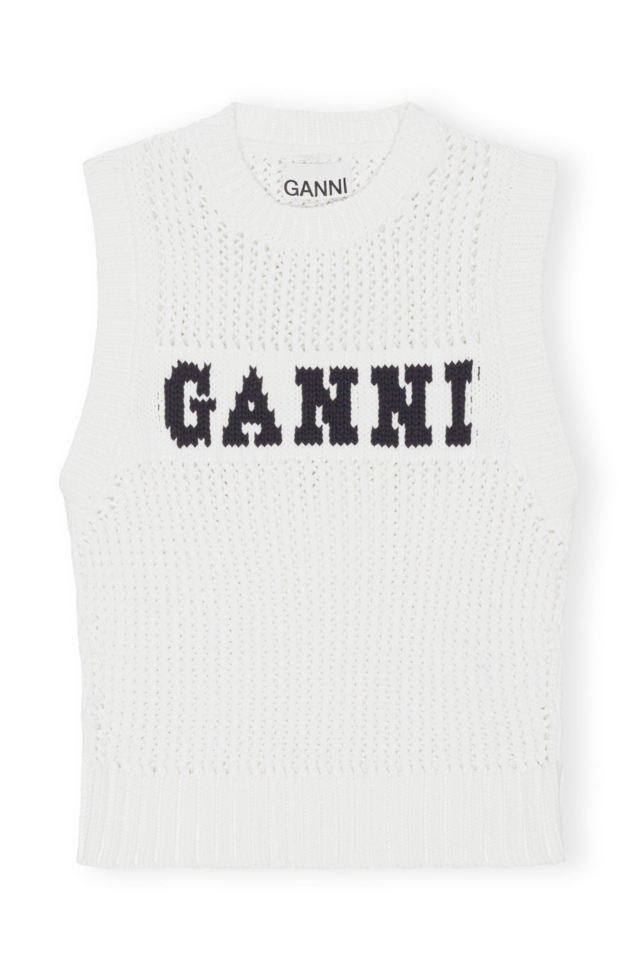 Ganni Cotton Rope Vest