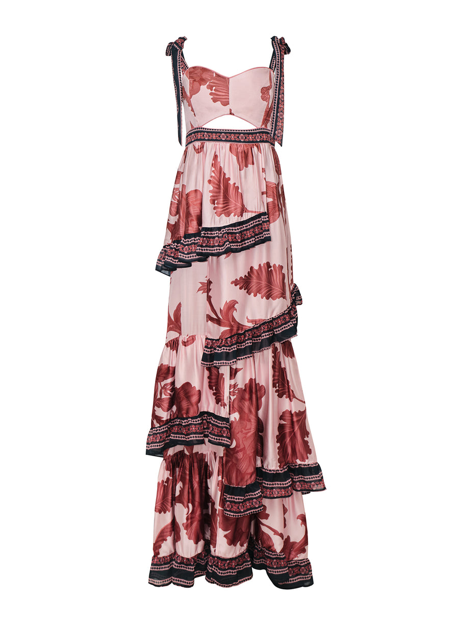 Especia Raigrass Long Dress