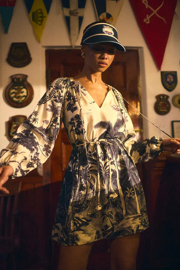 hunter and brown dress Lisette by Bell, Bermuda Toile, Size L Made from hand How To Dress Just everyday dress Material:Sustainable fabric | Cupro Muslin