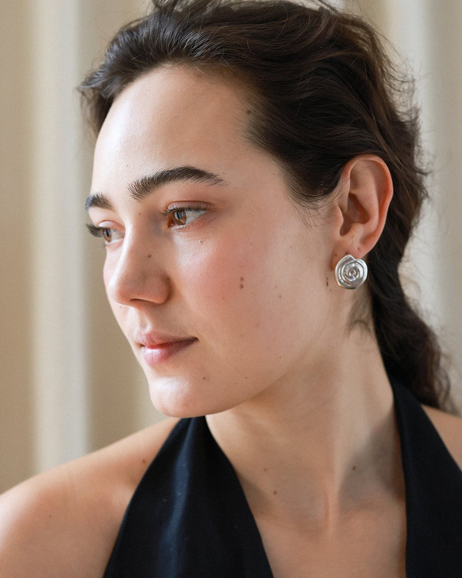 Odette Spiral Shell Earrings