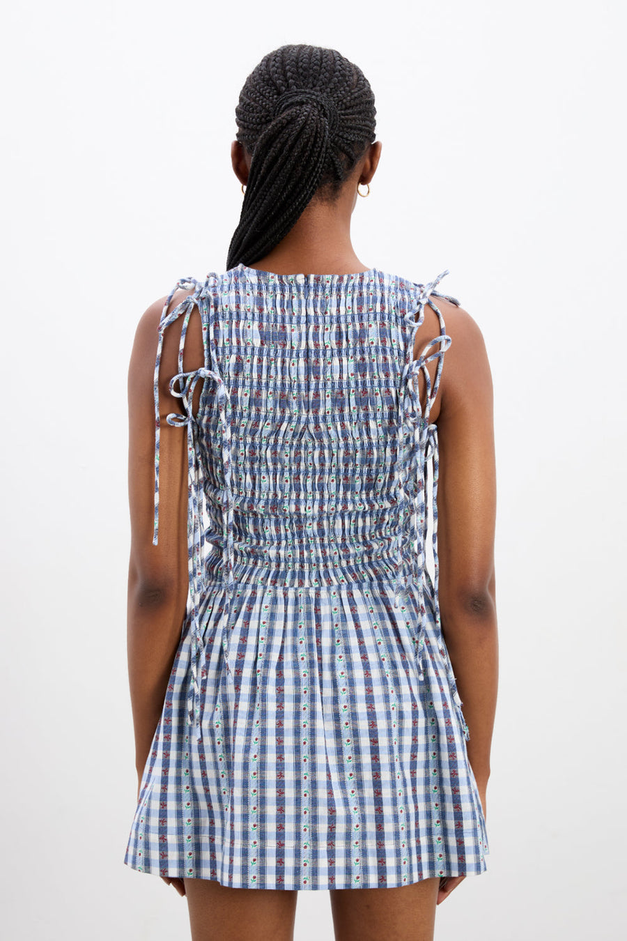 Damson Madder Becca Bubble Mini Dress