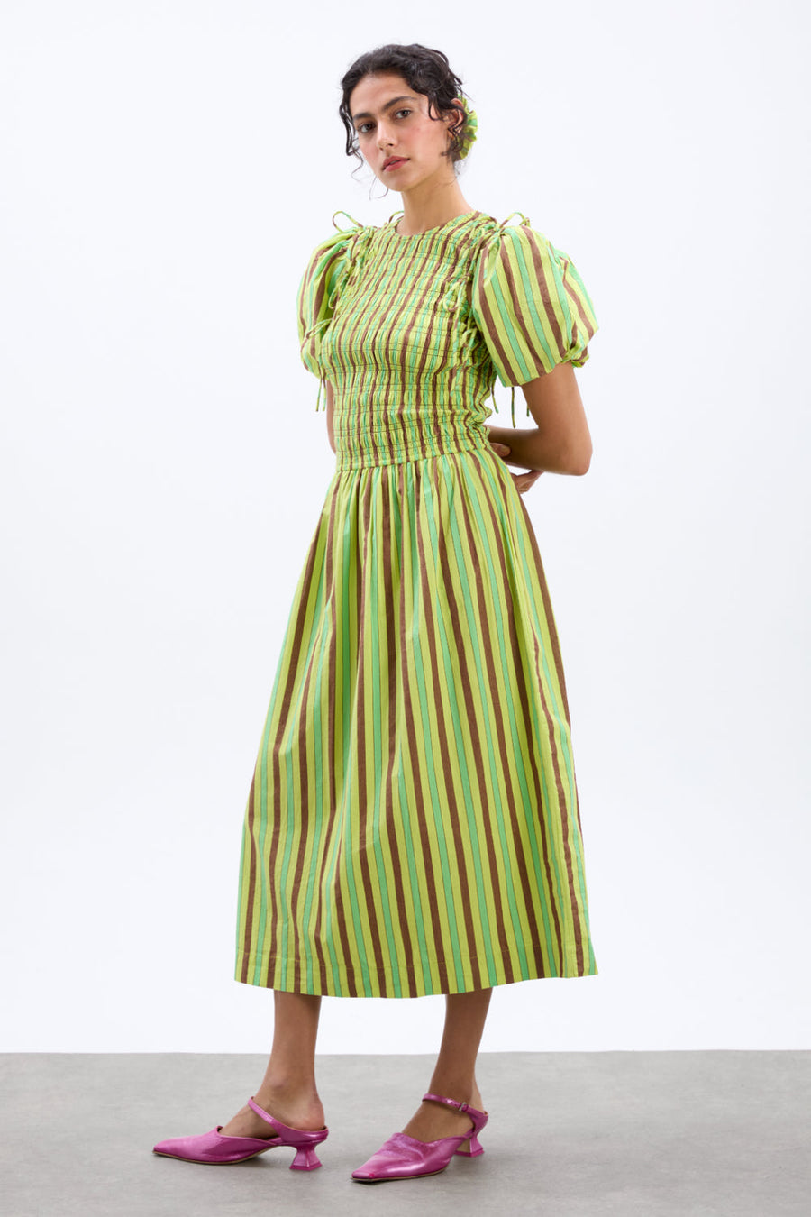 Damson Madder Becca Midi Dress