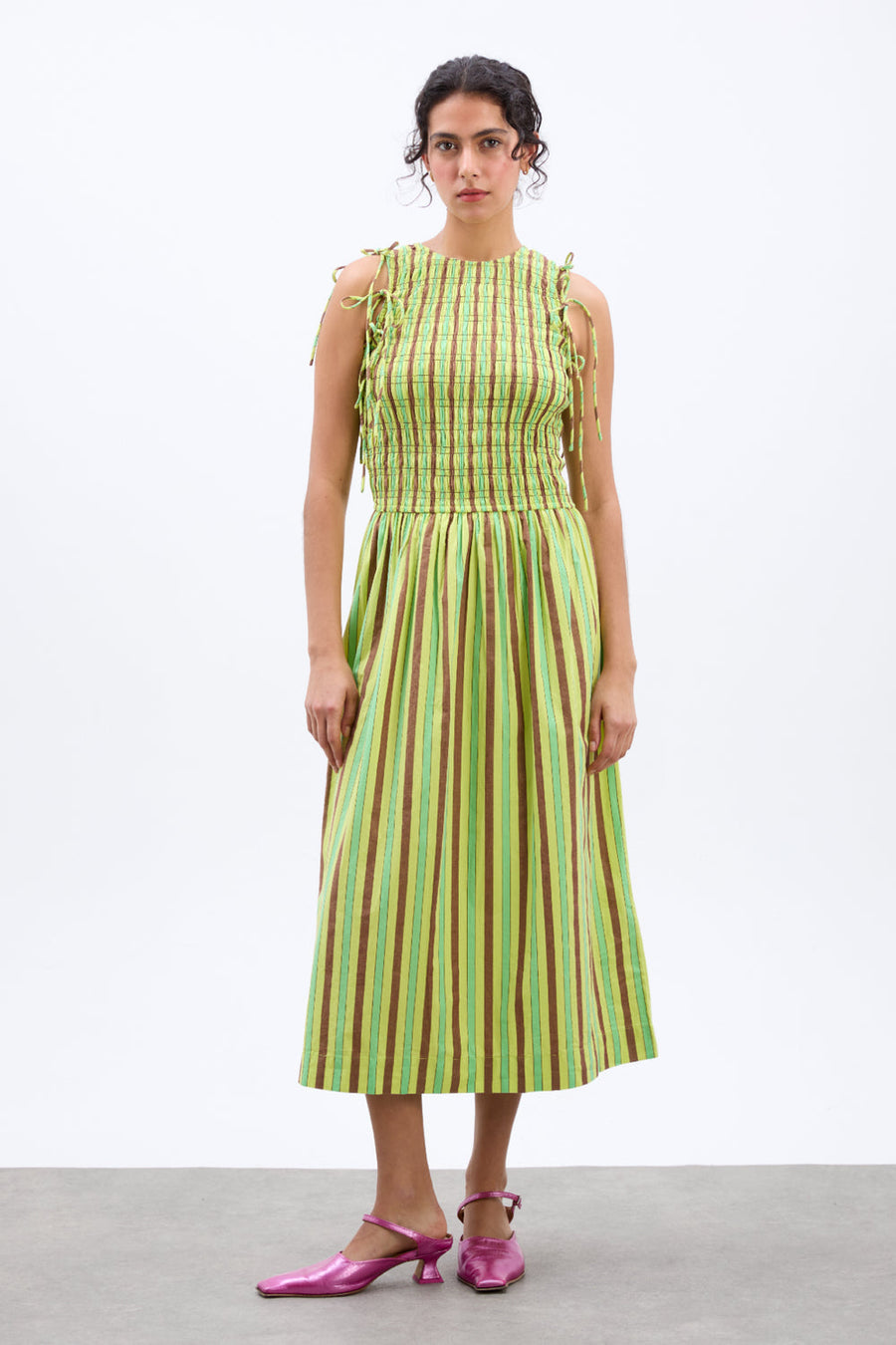 Damson Madder Becca Midi Dress