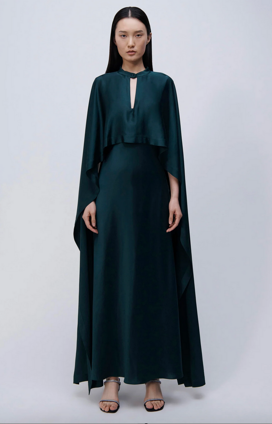 SIMKHAI Amory Cape Dress