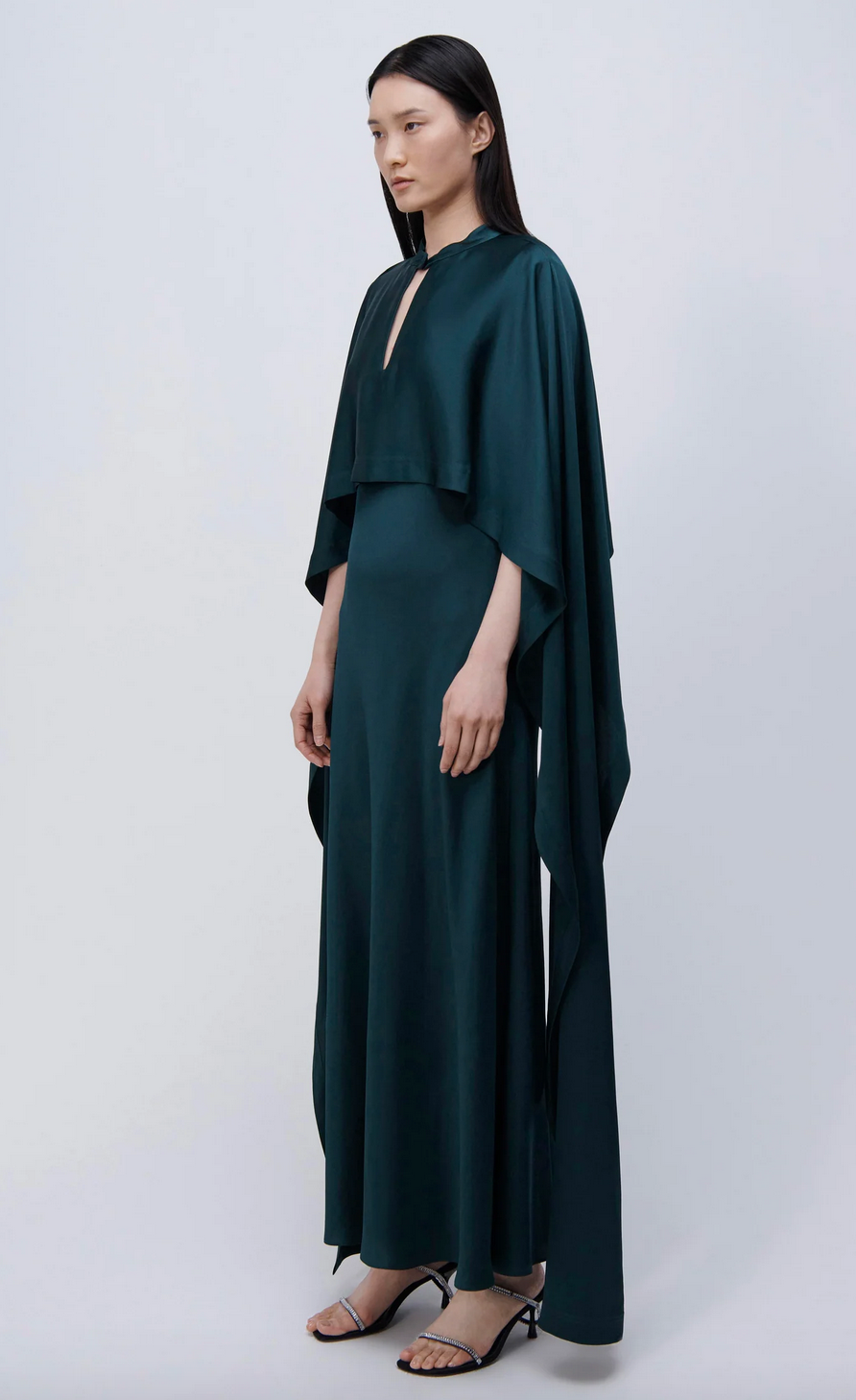 SIMKHAI Amory Cape Dress