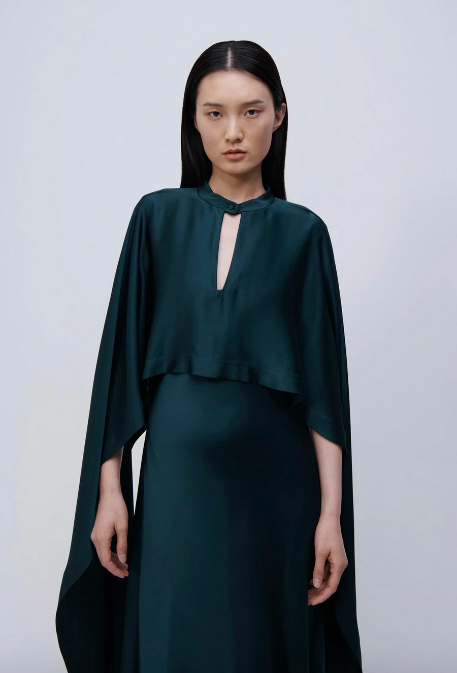 SIMKHAI Amory Cape Dress