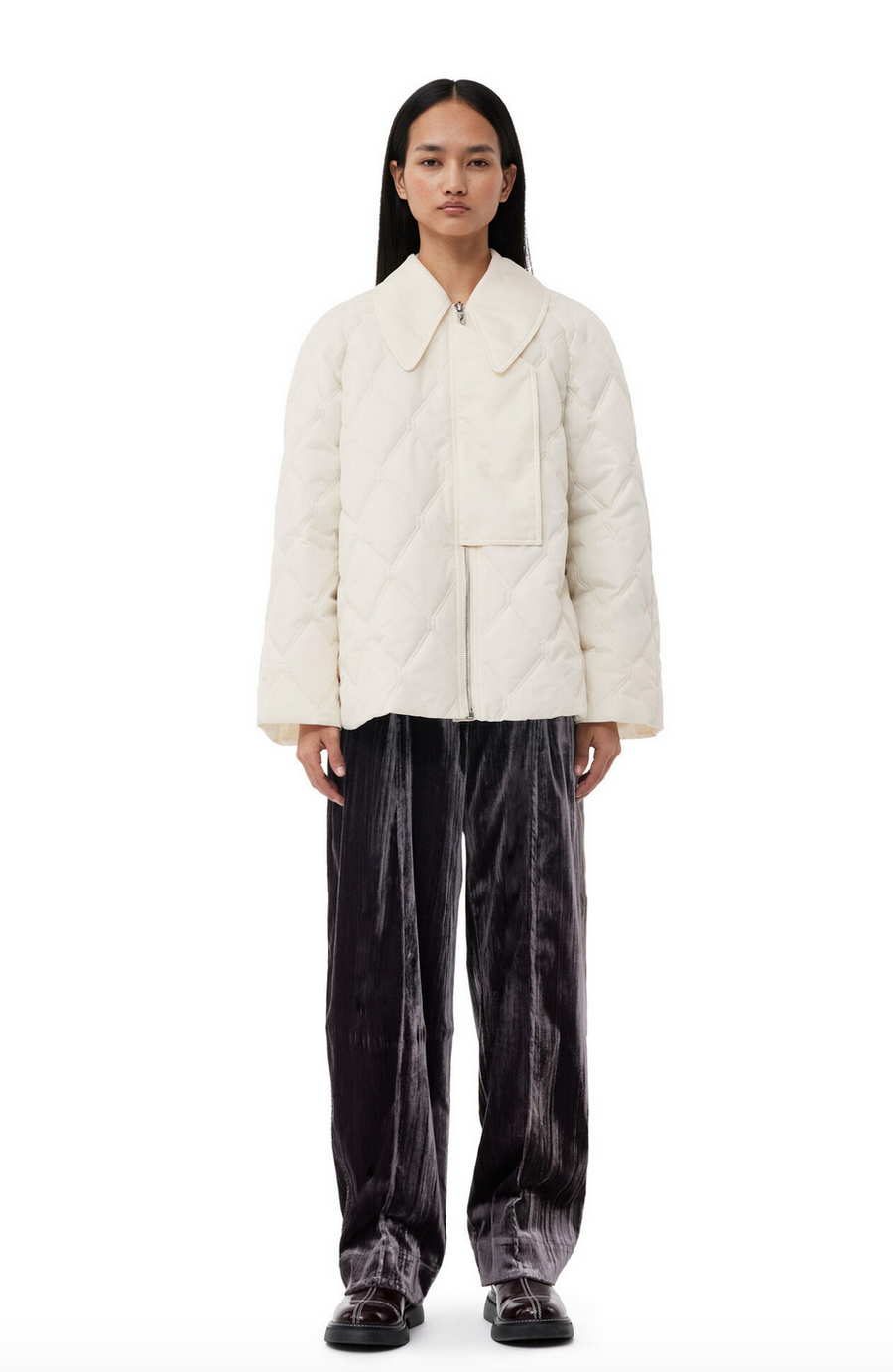 Ganni Ripstop Quilt Jacket