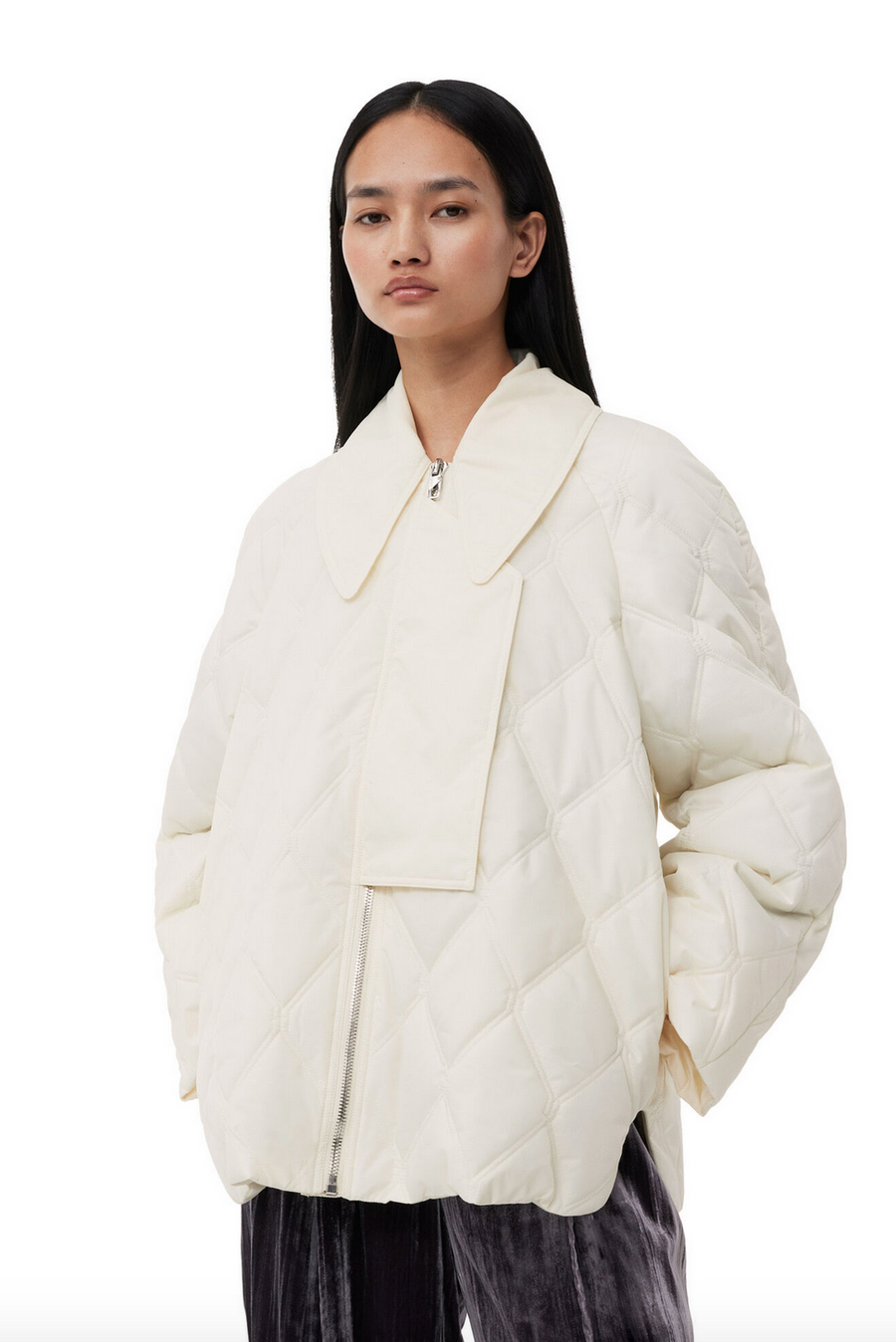 Ganni Ripstop Quilt Jacket