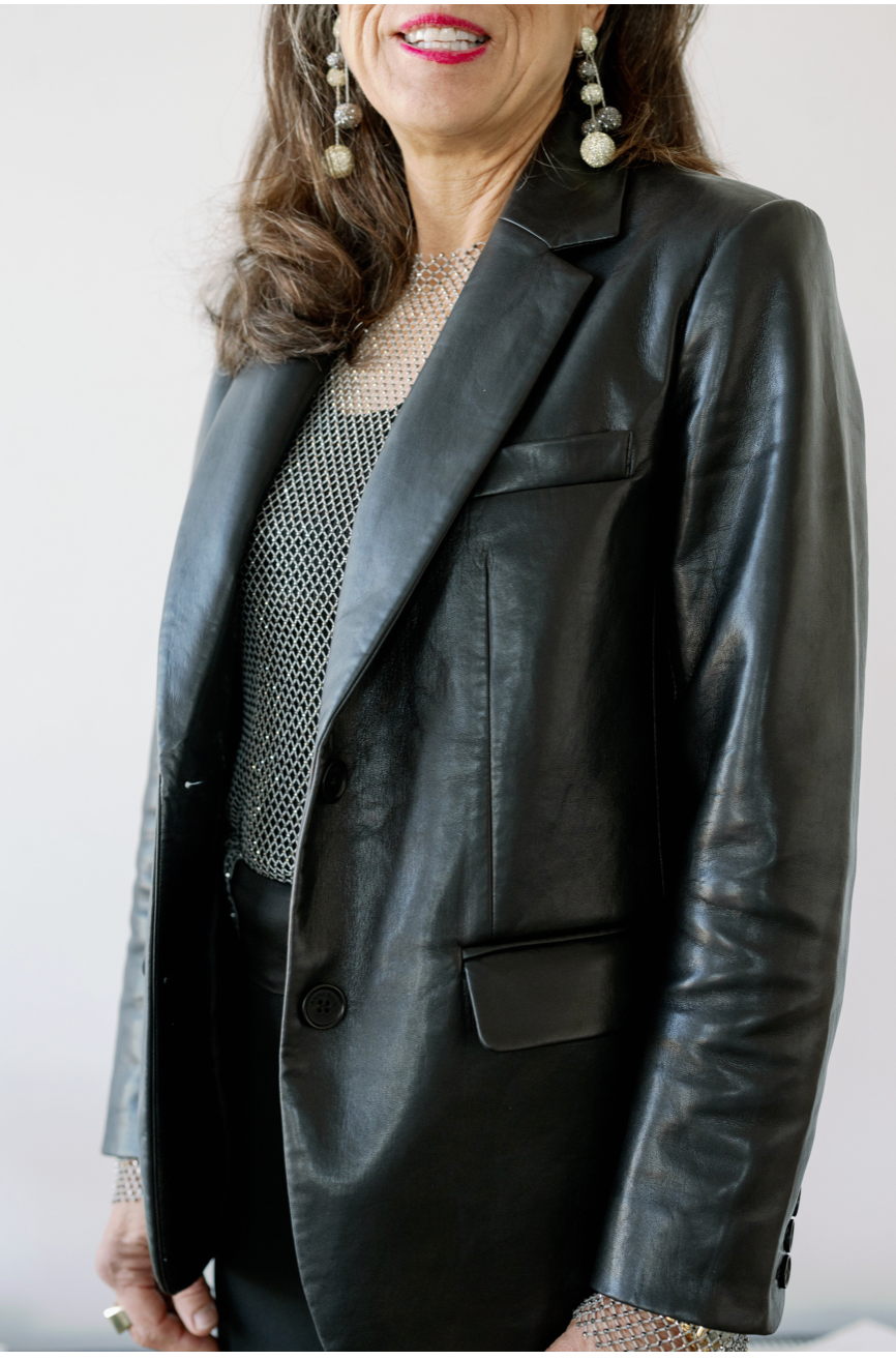 Anine Bing Classic Blazer - Recycled Leather