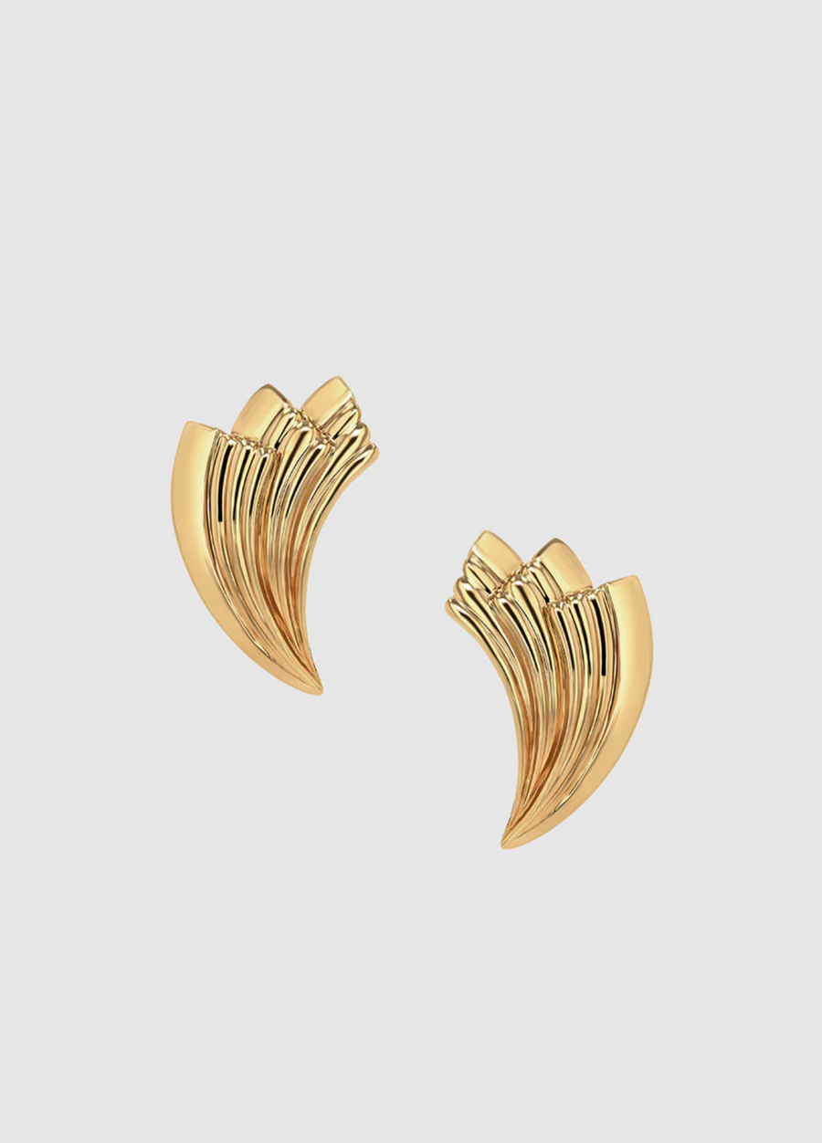 Anine Bing Fan Earrings