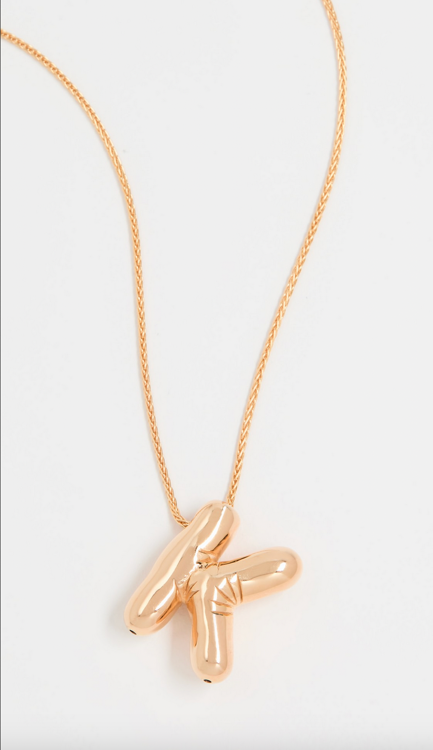 Maison Irem Necklace Balloon Letter