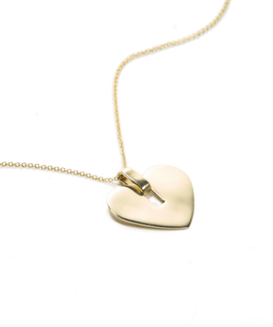Odette Heart Tag Necklace