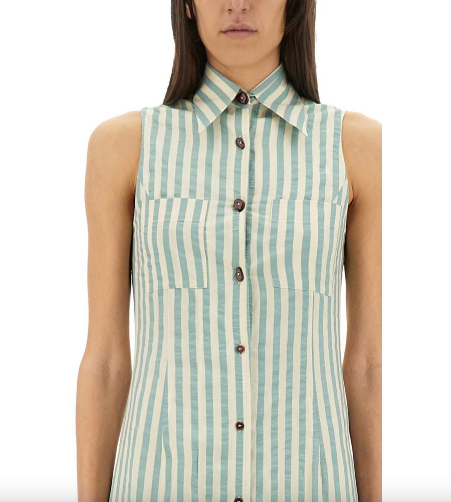 Alysi Abito Colourful Stripes Chemis