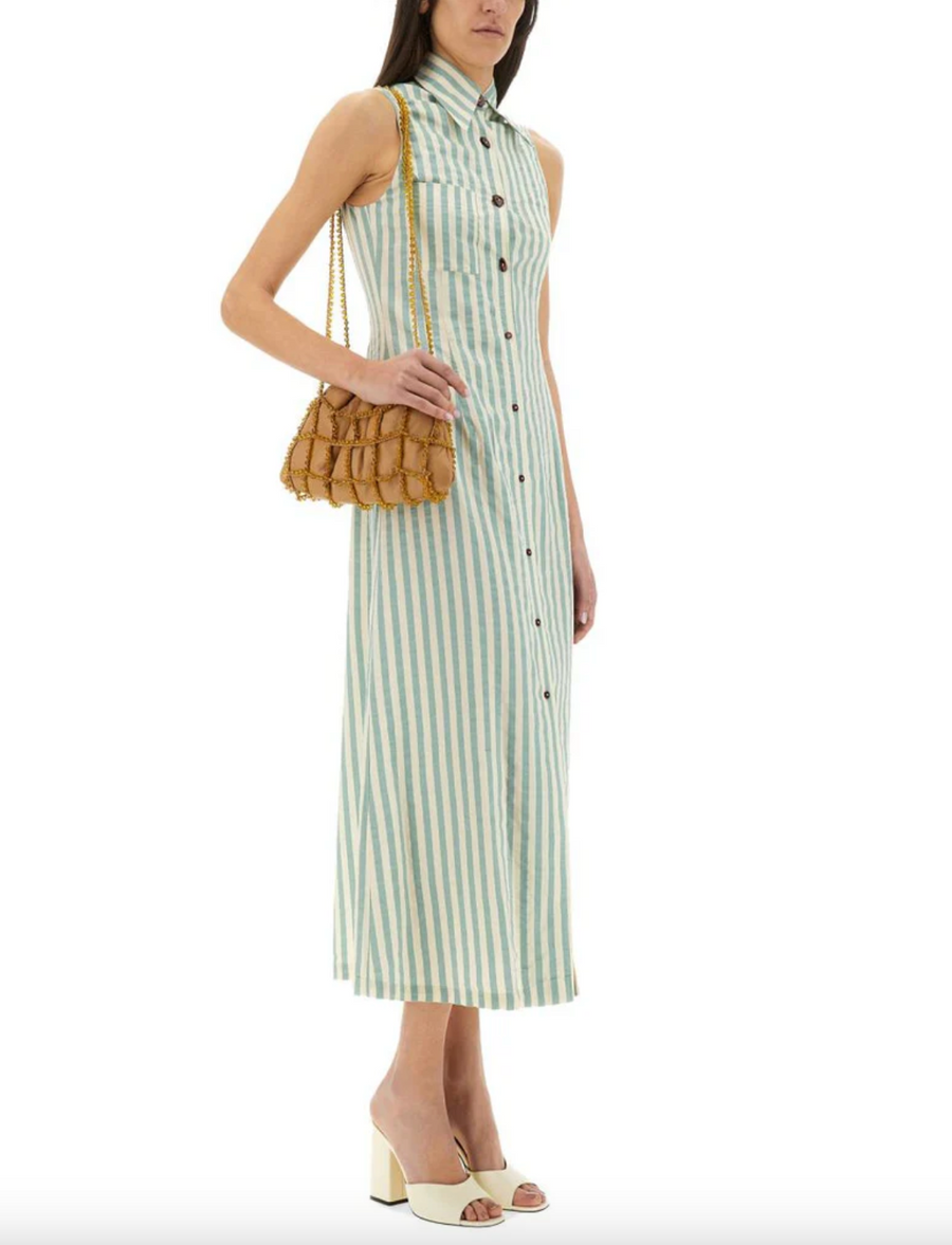 Alysi Abito Colourful Stripes Chemis