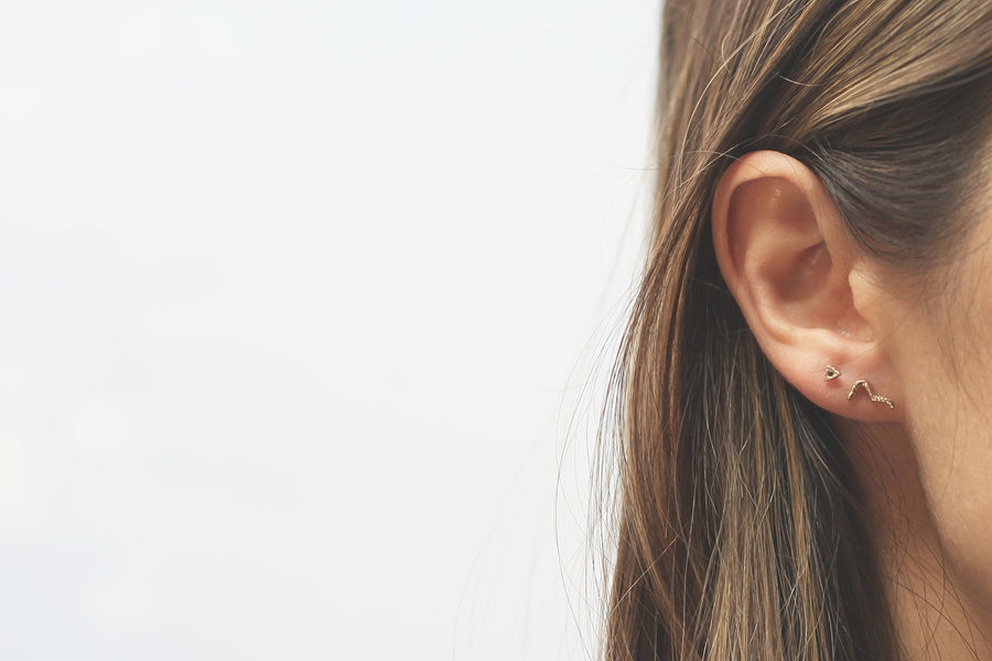 Odette 14K Snake Earring