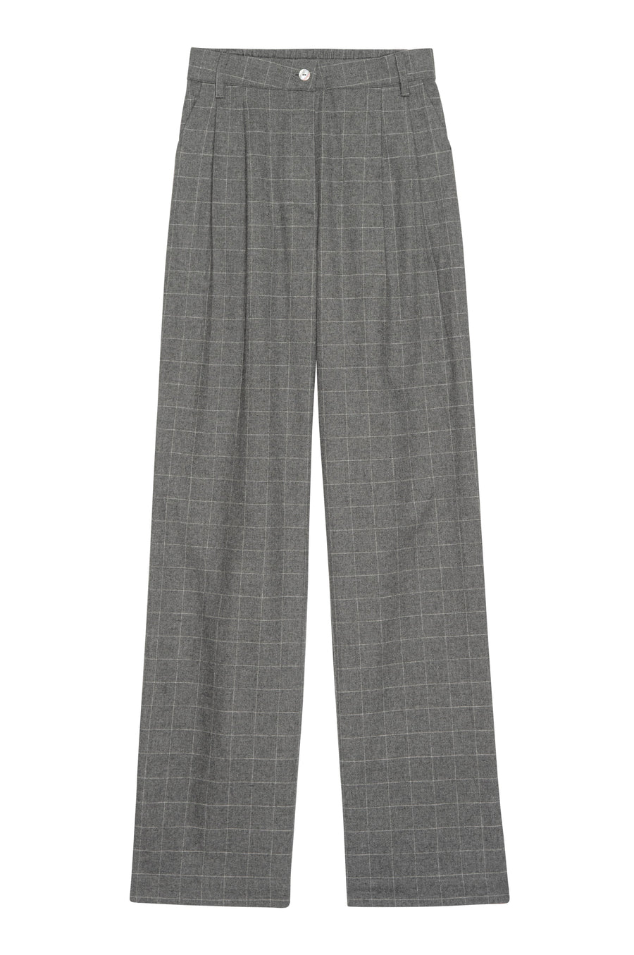 DONNI. The Flannel Windowpane Pant