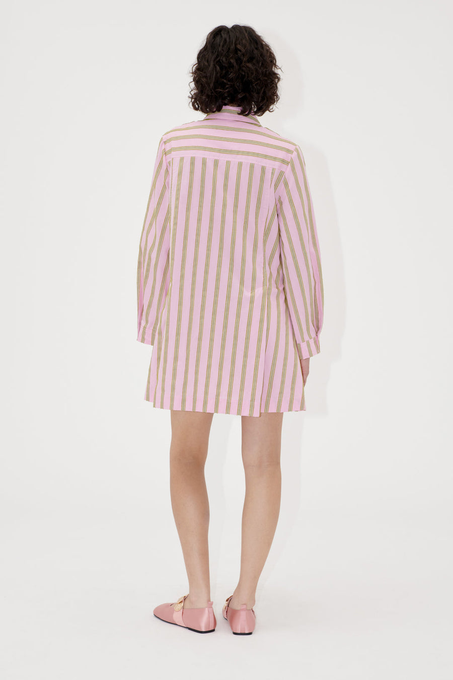 Stine Goya Tuck Sleeve Tunic Dress