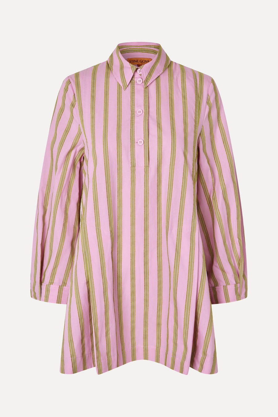 Stine Goya Tuck Sleeve Tunic Dress