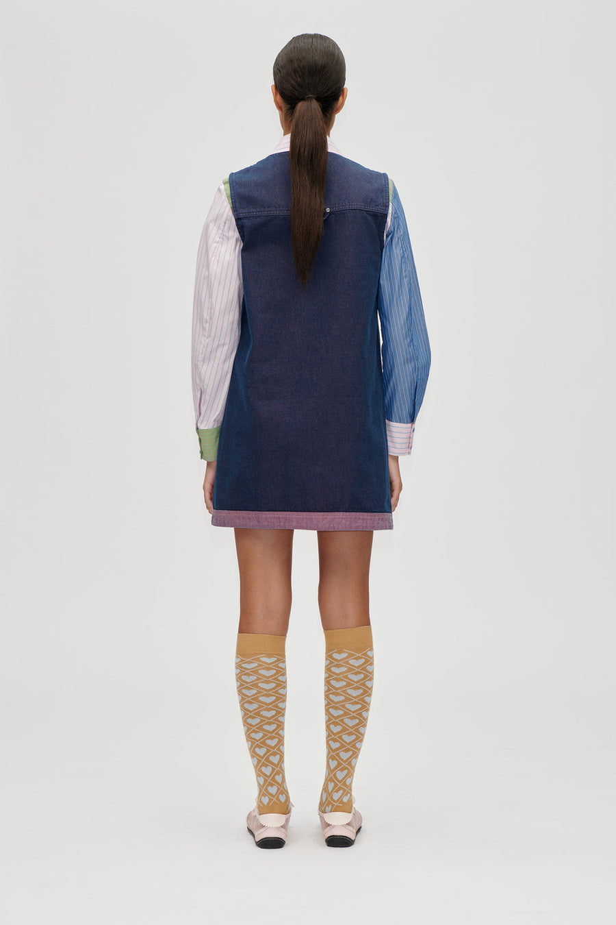 Stine Goya Vest Pocket Mini Dress
