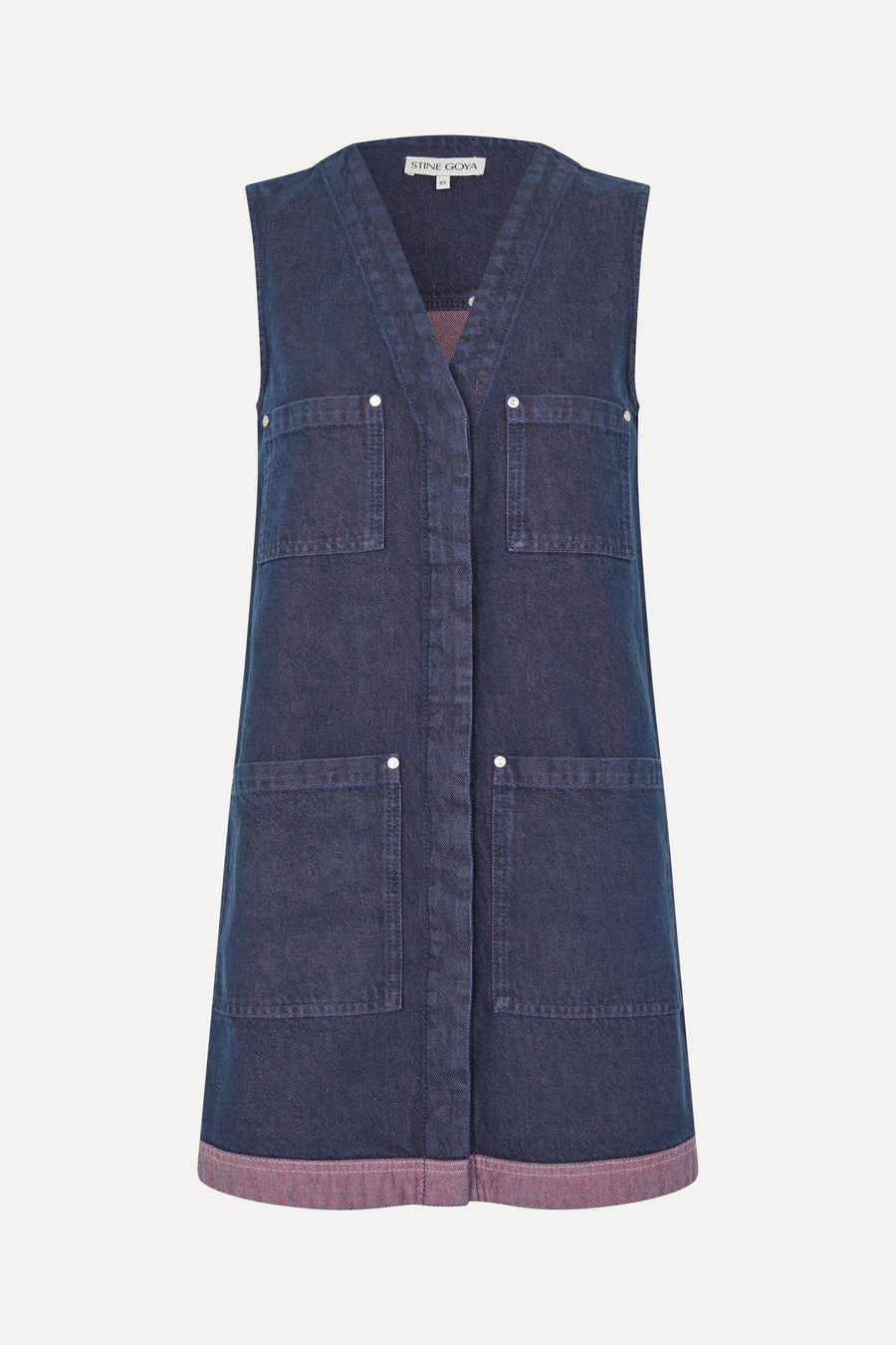 Stine Goya Vest Pocket Mini Dress