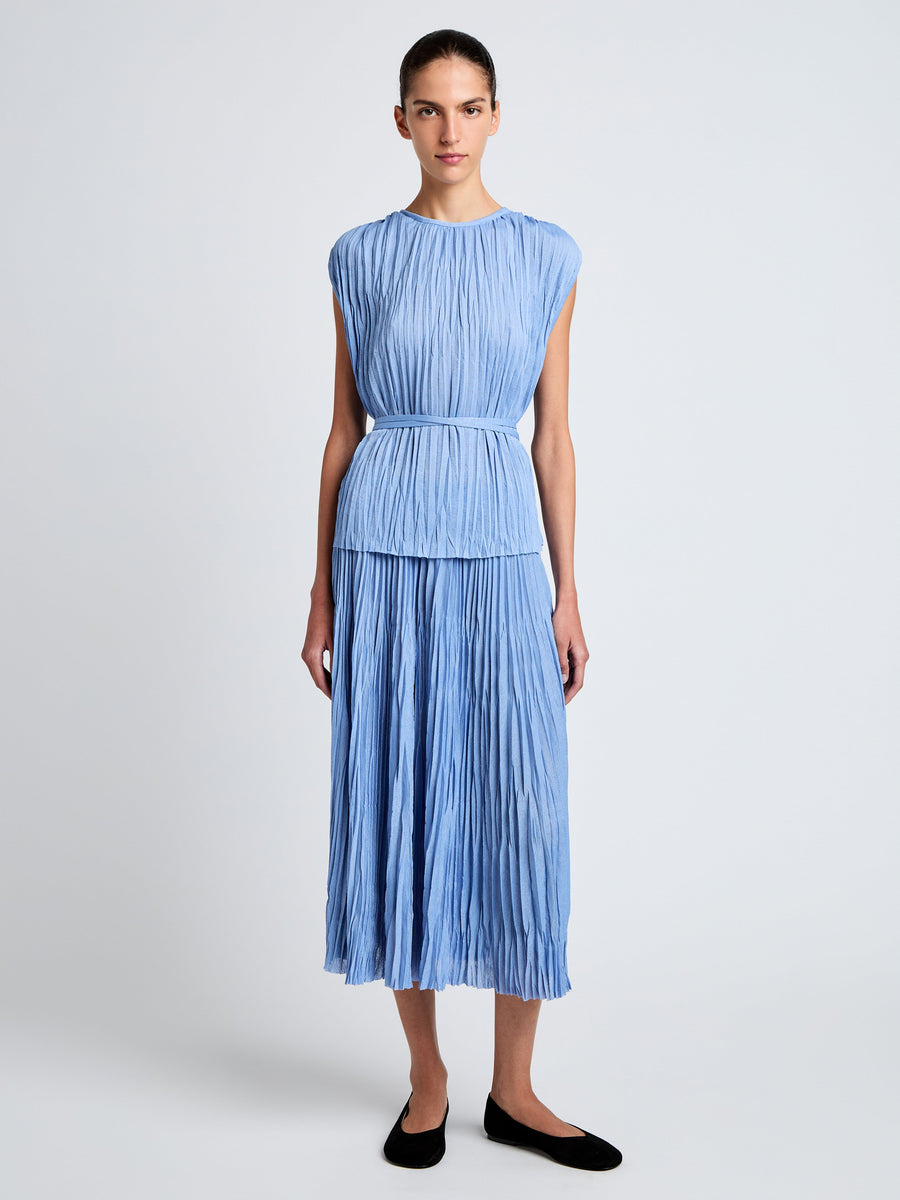 Proenza Schouler White Label Rosalyn Skirt in Pleated Jersey