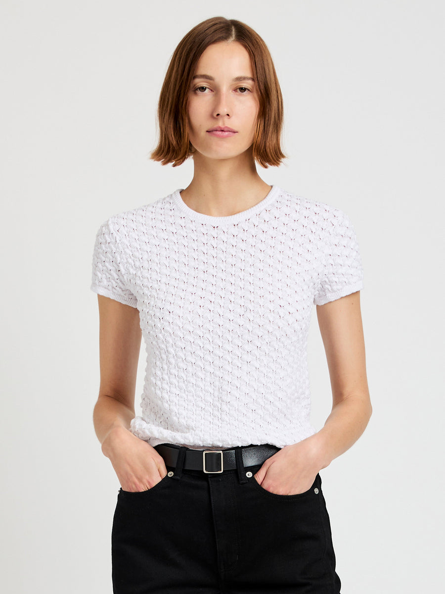 Proenza Schouler White Label Quincy Top in Crochet