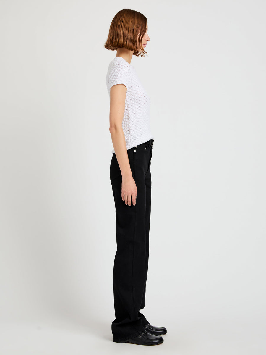 Proenza Schouler White Label Quincy Top in Crochet