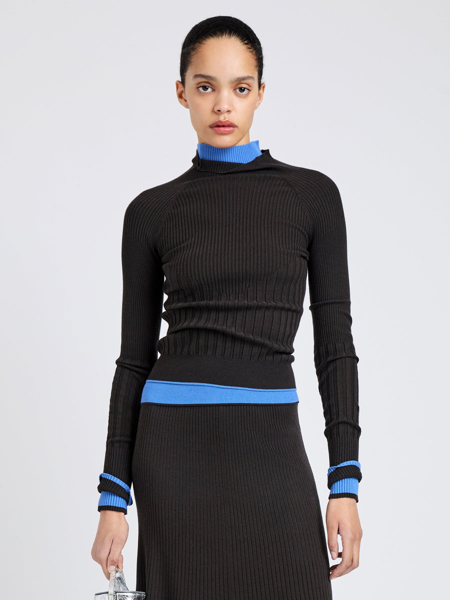 Proenza Schouler White Label Daniella Sweater in Souffle Knit
