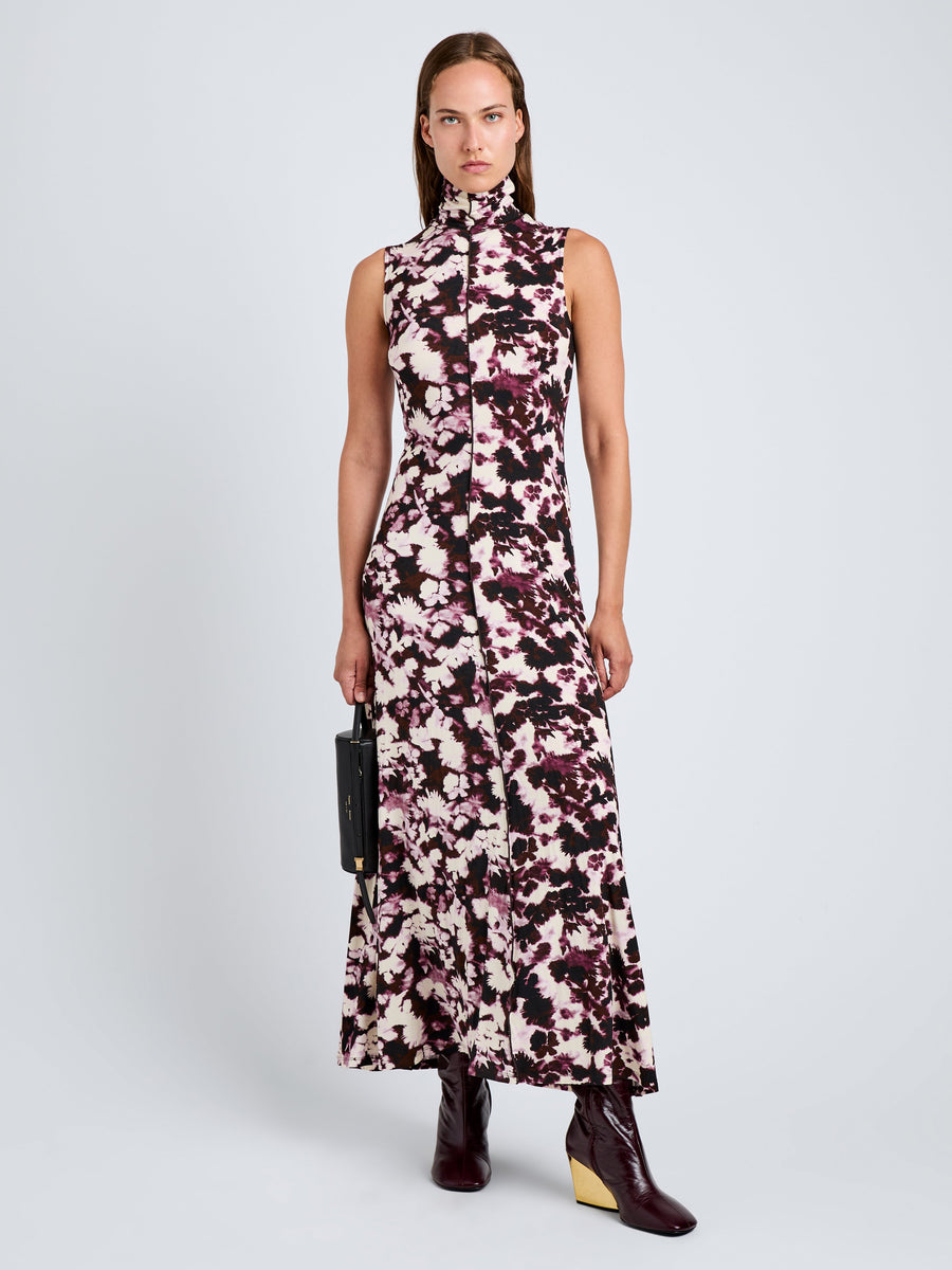 Proenza Schouler White Label Valentina Dress in Printed Soft Jersey