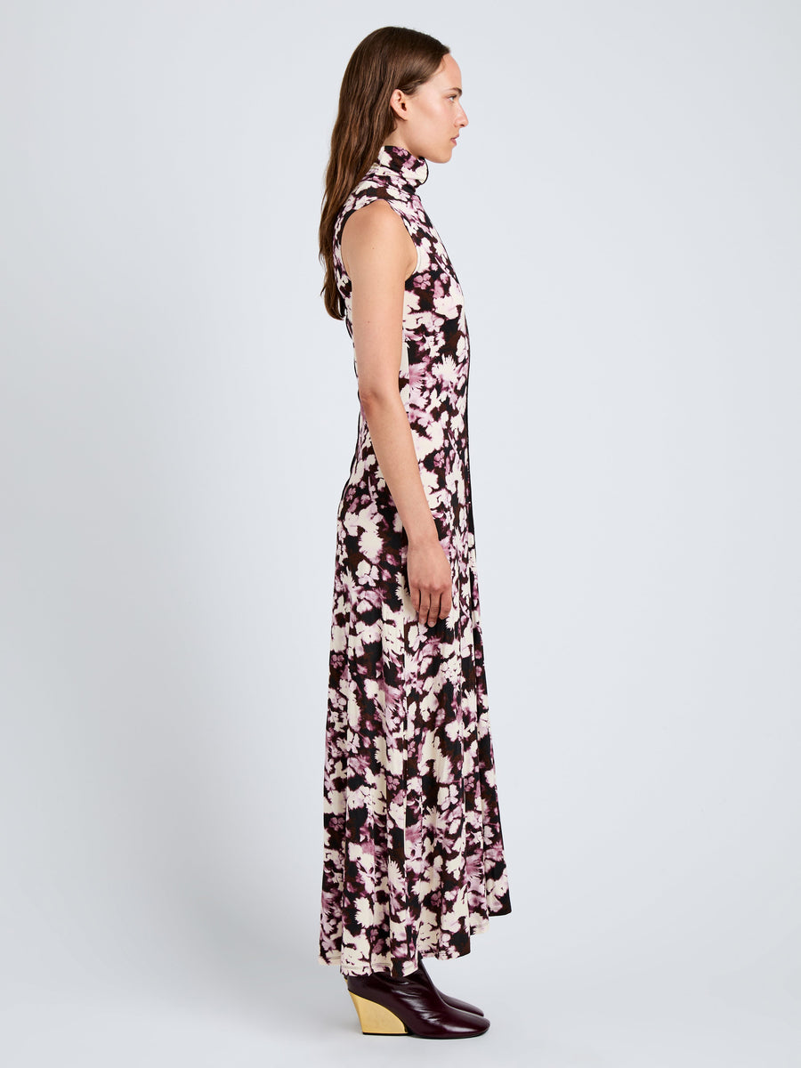 Proenza Schouler White Label Valentina Dress in Printed Soft Jersey