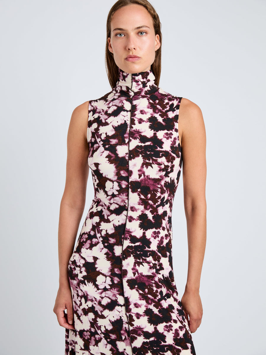 Proenza Schouler White Label Valentina Dress in Printed Soft Jersey