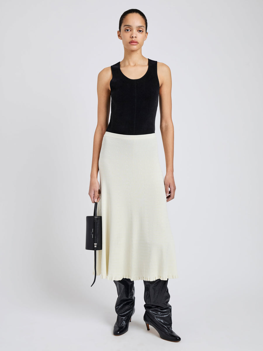 Proenza Schouler White Label Stina Skirt in Geo Knits
