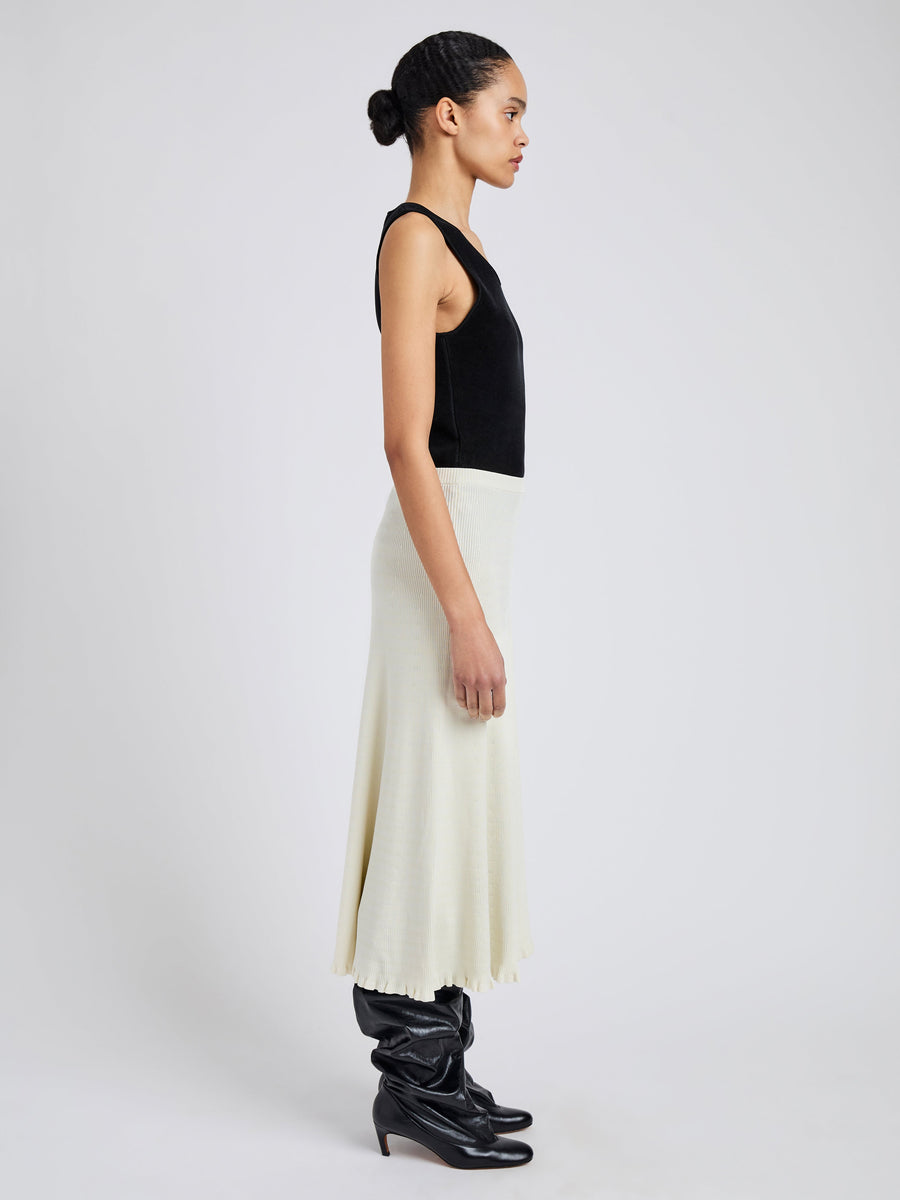 Proenza Schouler White Label Stina Skirt in Geo Knits