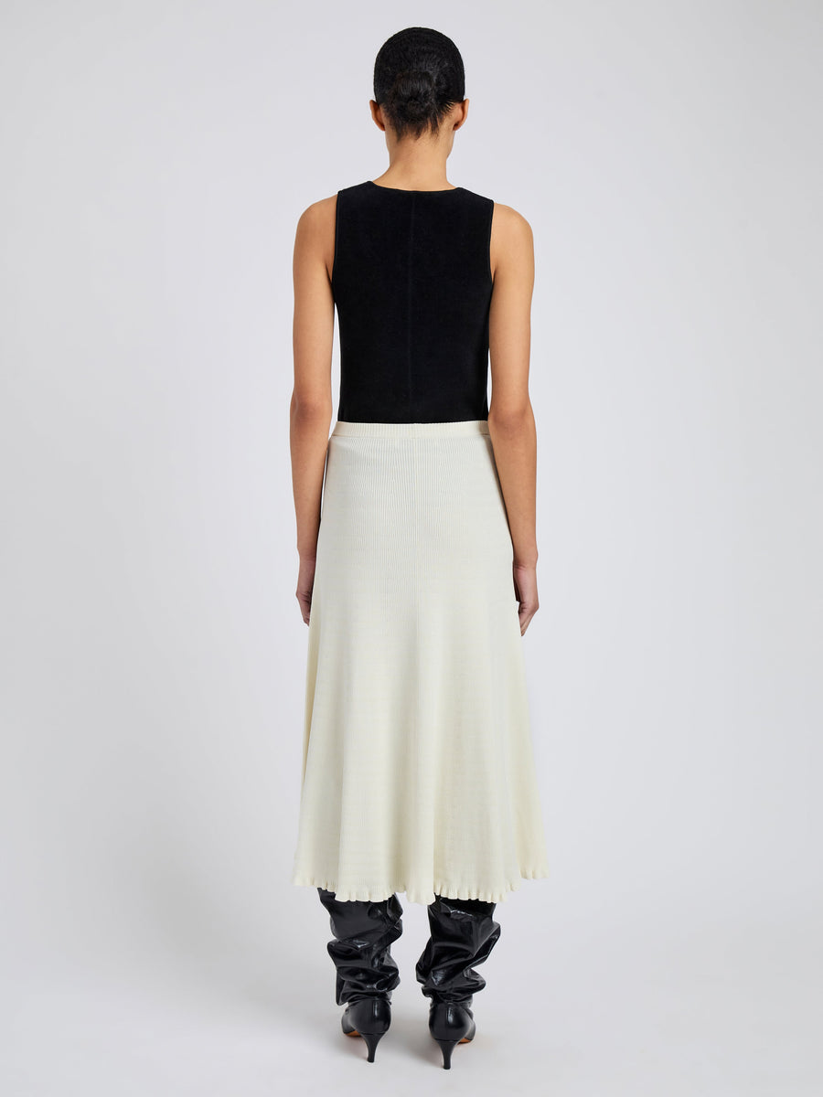 Proenza Schouler White Label Stina Skirt in Geo Knits