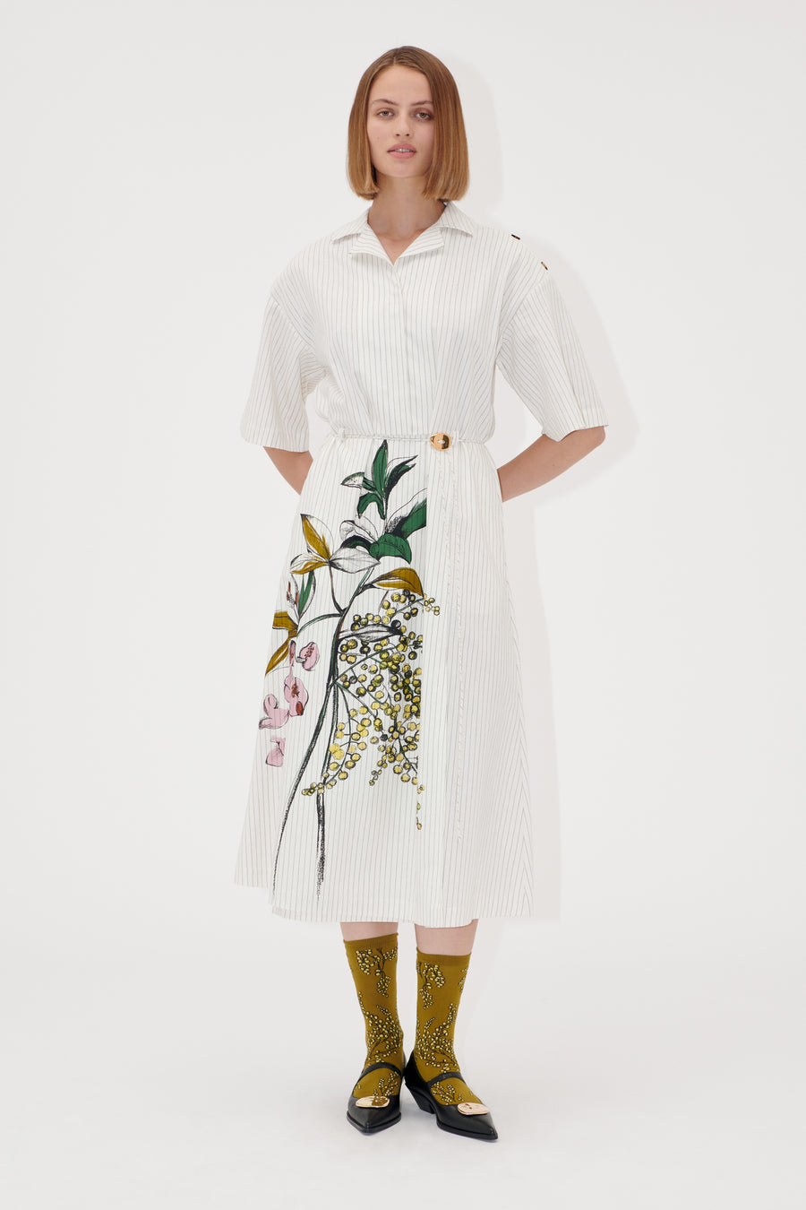 Stine Goya Workwear Midi Dress
