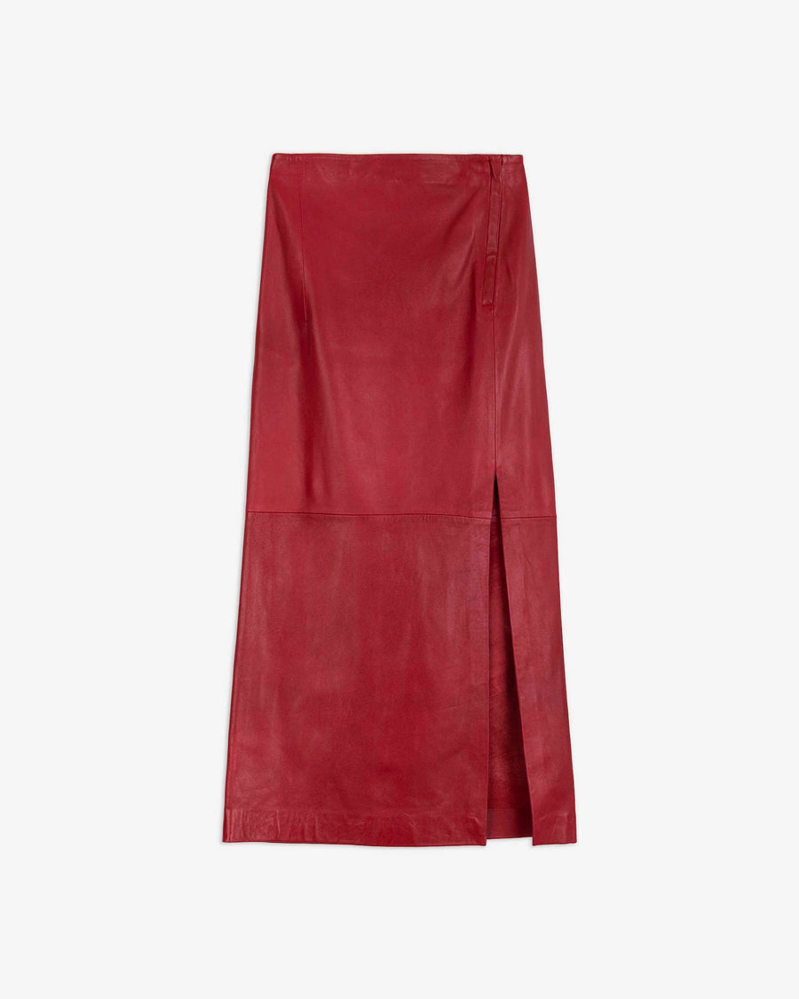 Alysi Leather Skirt