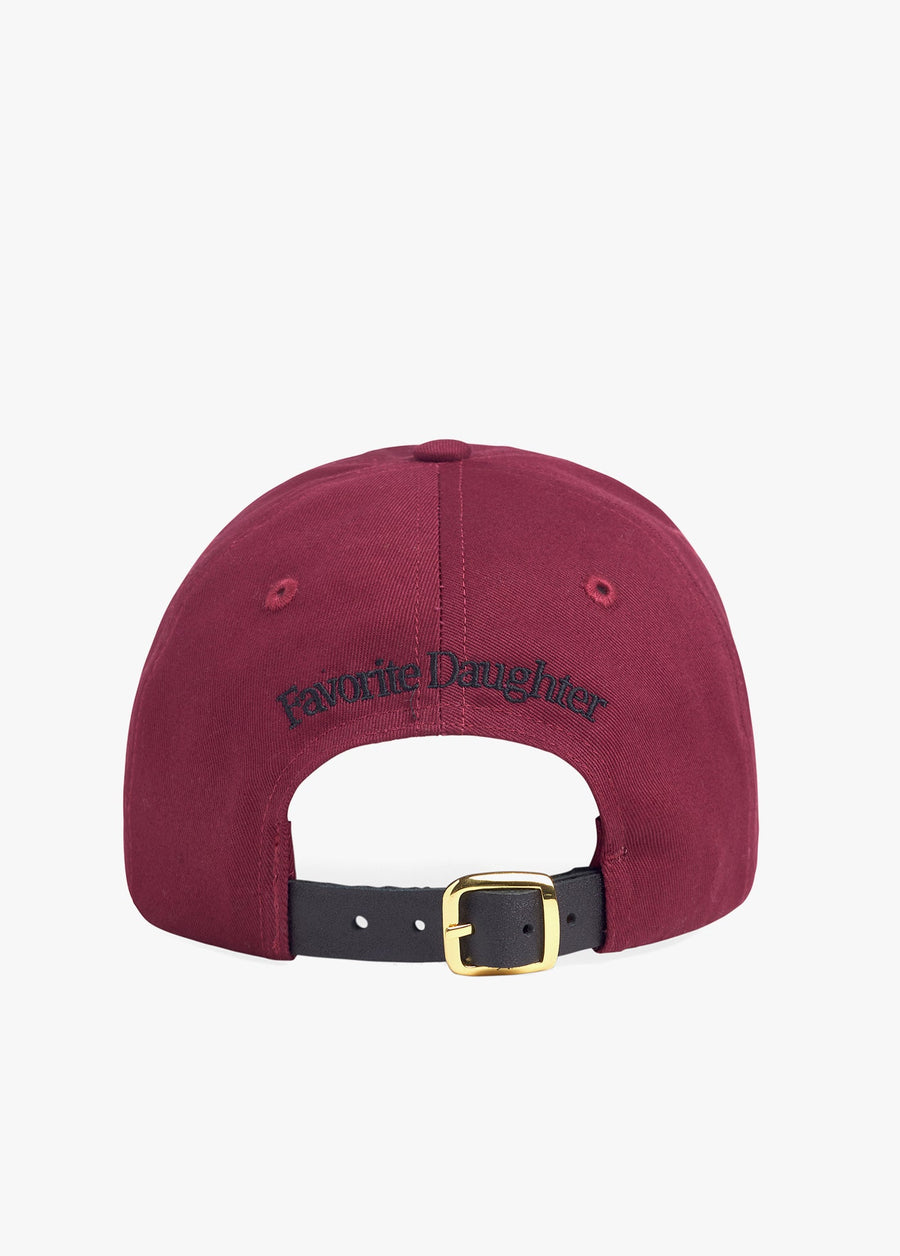 Favorite Daughter Baseball Cap With Leather Strap & Buckle