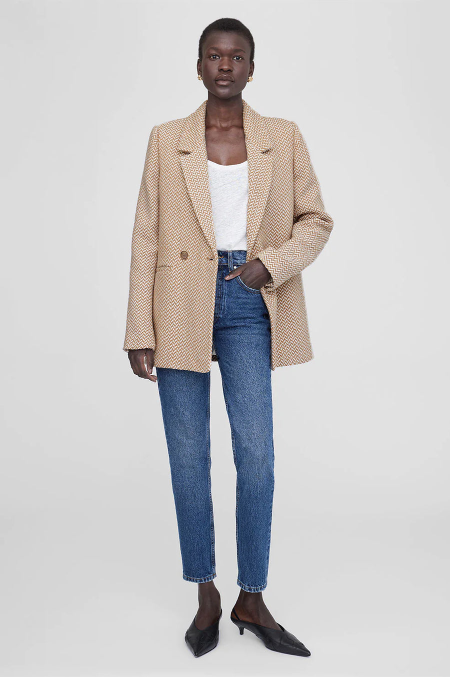 Anine Bing Fishbone Blazer